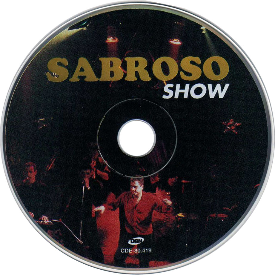 Cartula Cd de Sabroso - Show