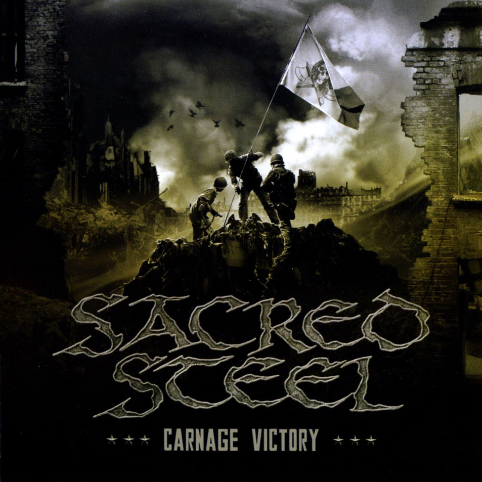 Cartula Frontal de Sacred Steel - Carnage Victory