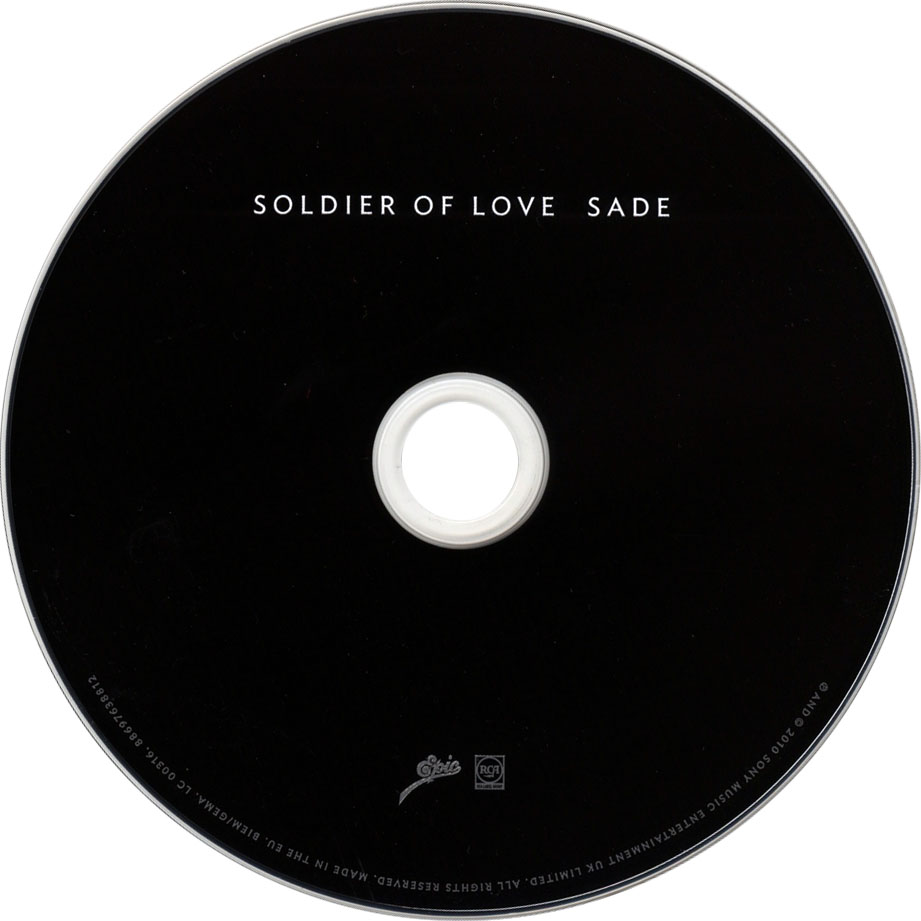Cartula Cd de Sade - Soldier Of Love
