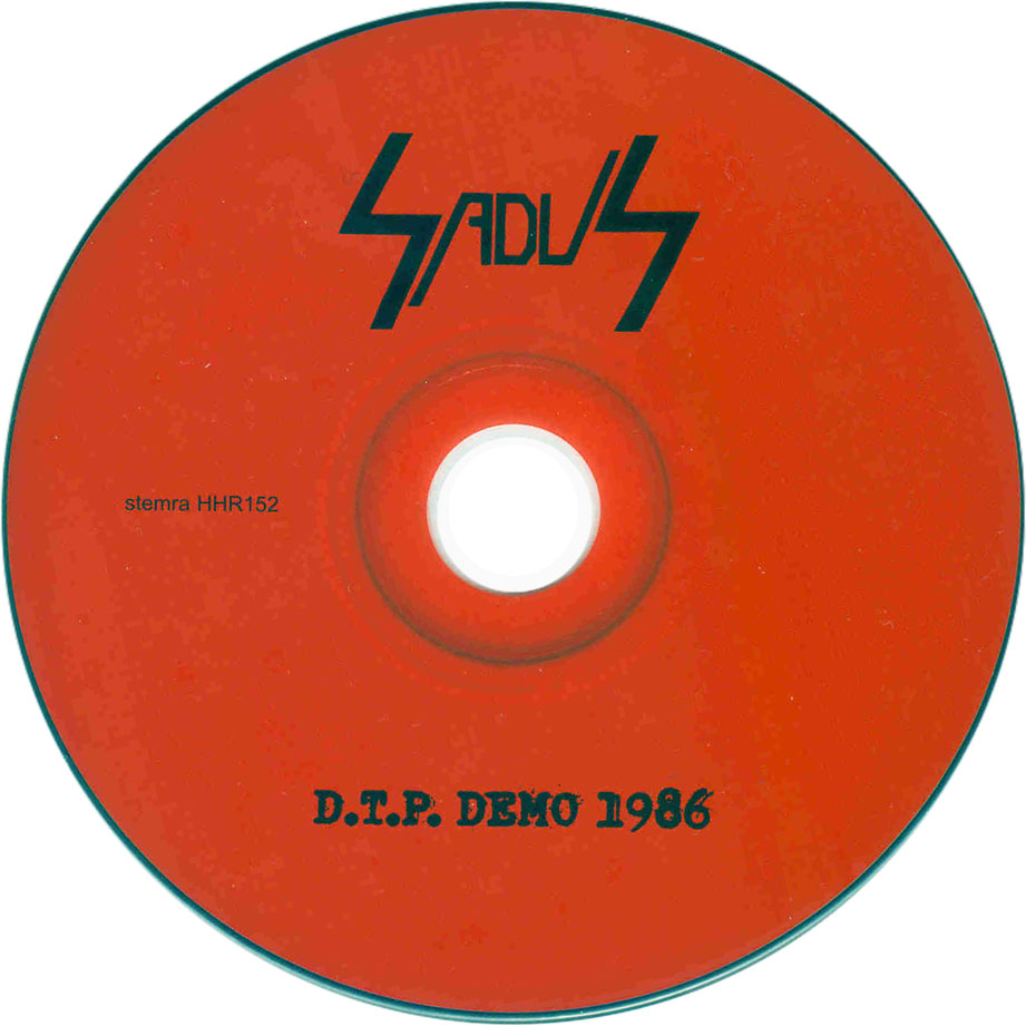 Cartula Cd de Sadus - D.t.p. Demo 1986