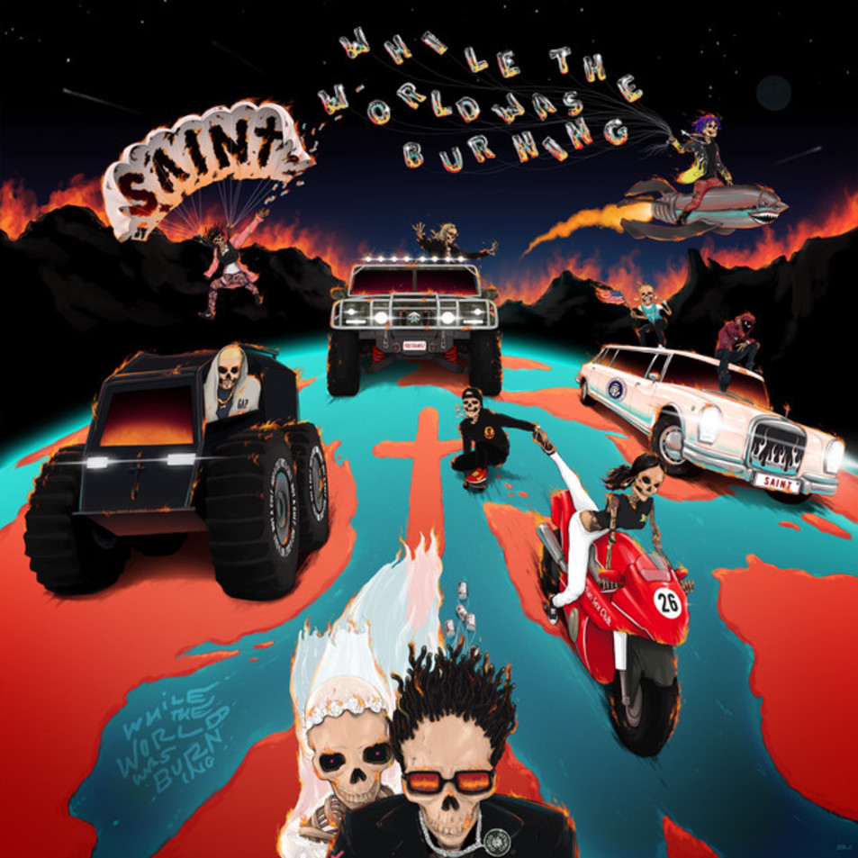 Cartula Frontal de Saint Jhn - While The World Was Burning