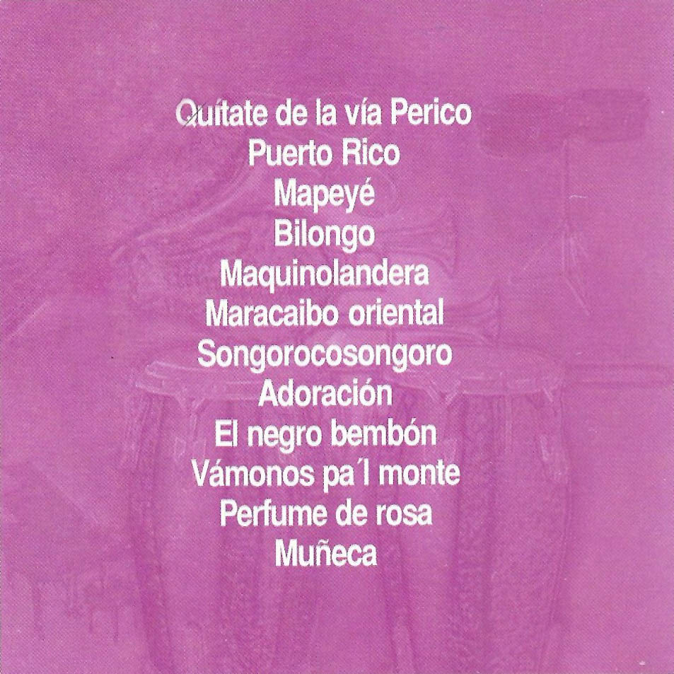 Cartula Interior Frontal de Salsa Brava Volumen 1