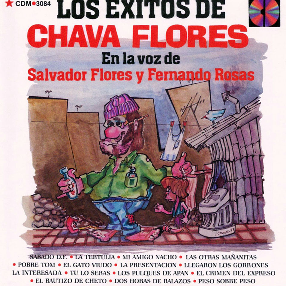Cartula Frontal de Salvador Flores Y Fernando Rosas - Los Exitos De Chava Flores