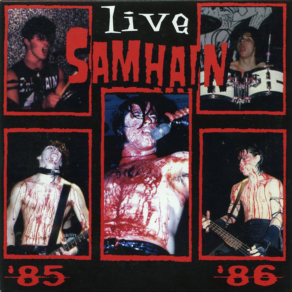 Cartula Frontal de Samhain - Live '85-'86