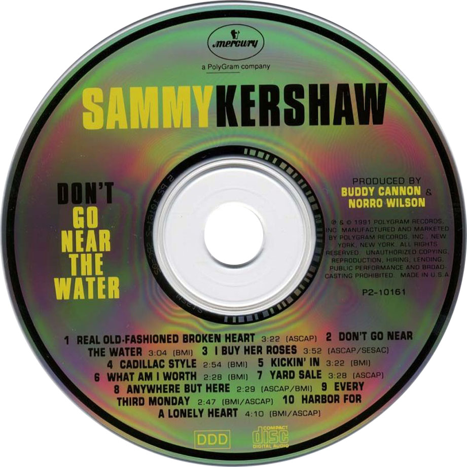 Cartula Cd de Sammy Kershaw - Don't Go Near The Water