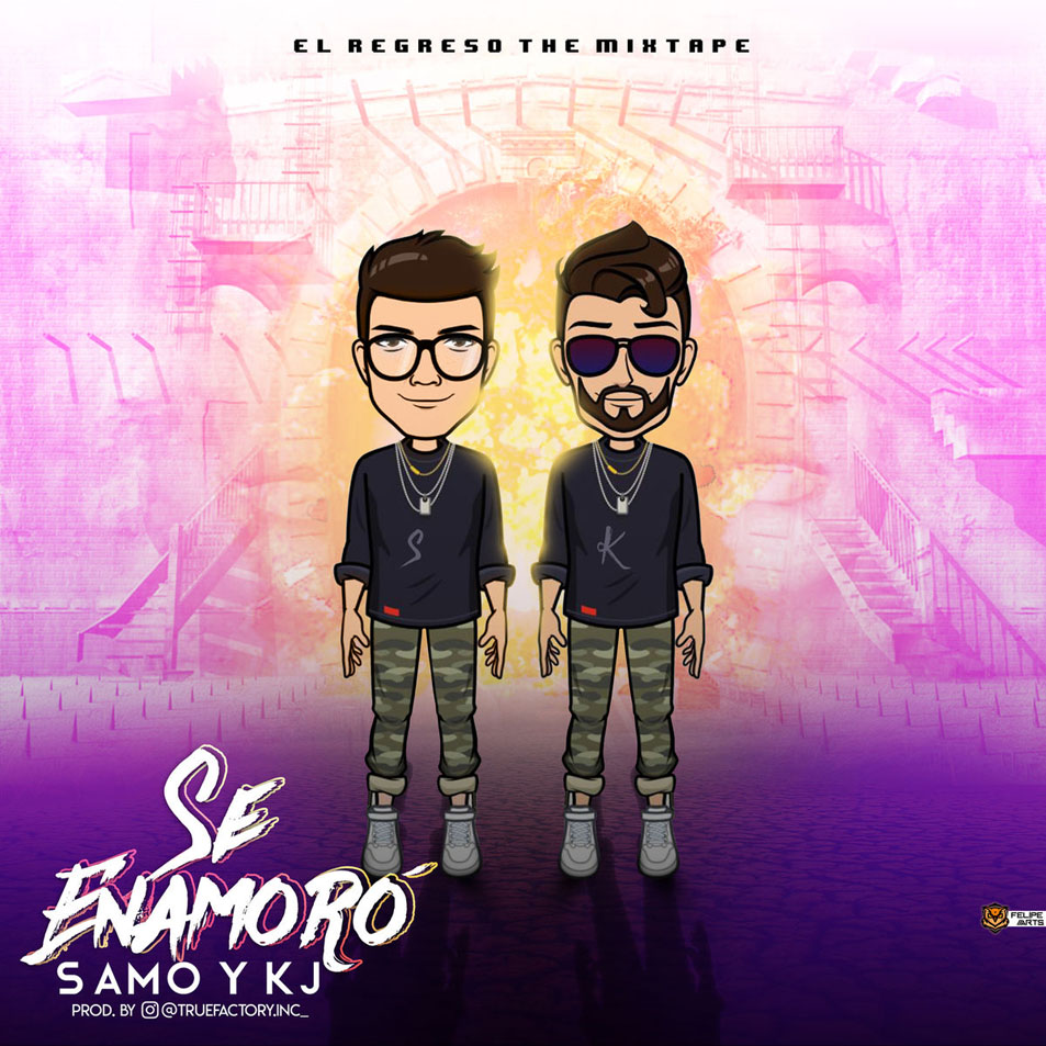 Cartula Frontal de Samo & Kj - Se Enamoro (Cd Single)
