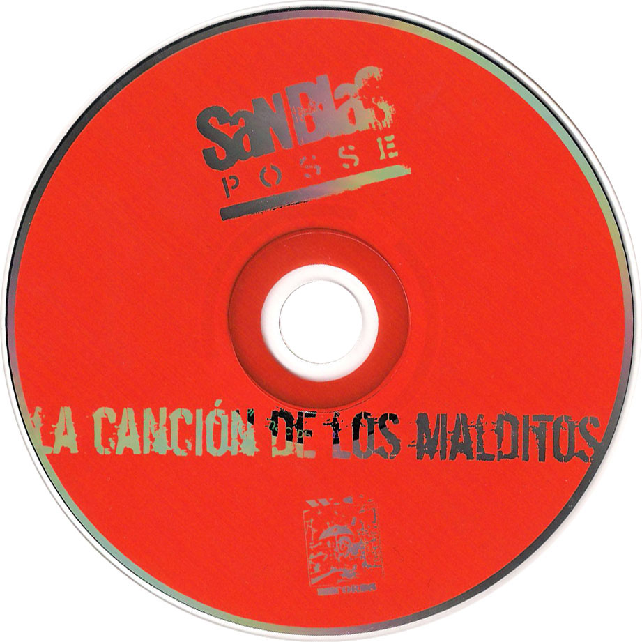 Cartula Cd de San Blas Posse - La Cancion De Los Malditos