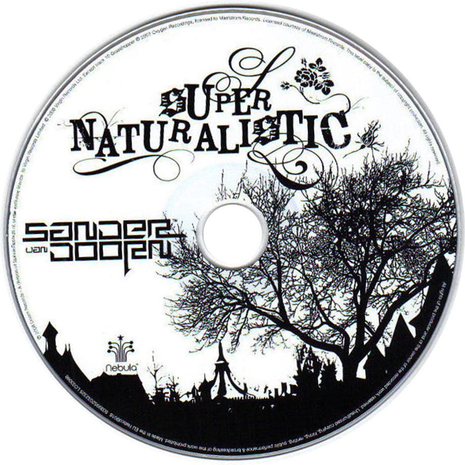 Cartula Cd de Sander Van Doorn - Supernaturalistic