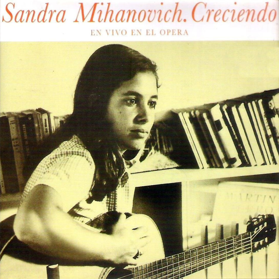 Cartula Frontal de Sandra Mihanovich - Creciendo