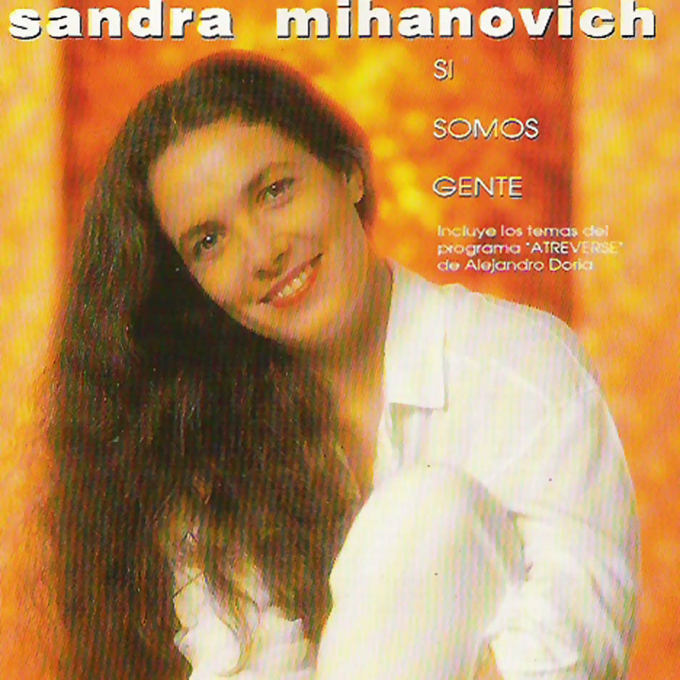 Cartula Frontal de Sandra Mihanovich - Si Somos Gente (Ep)