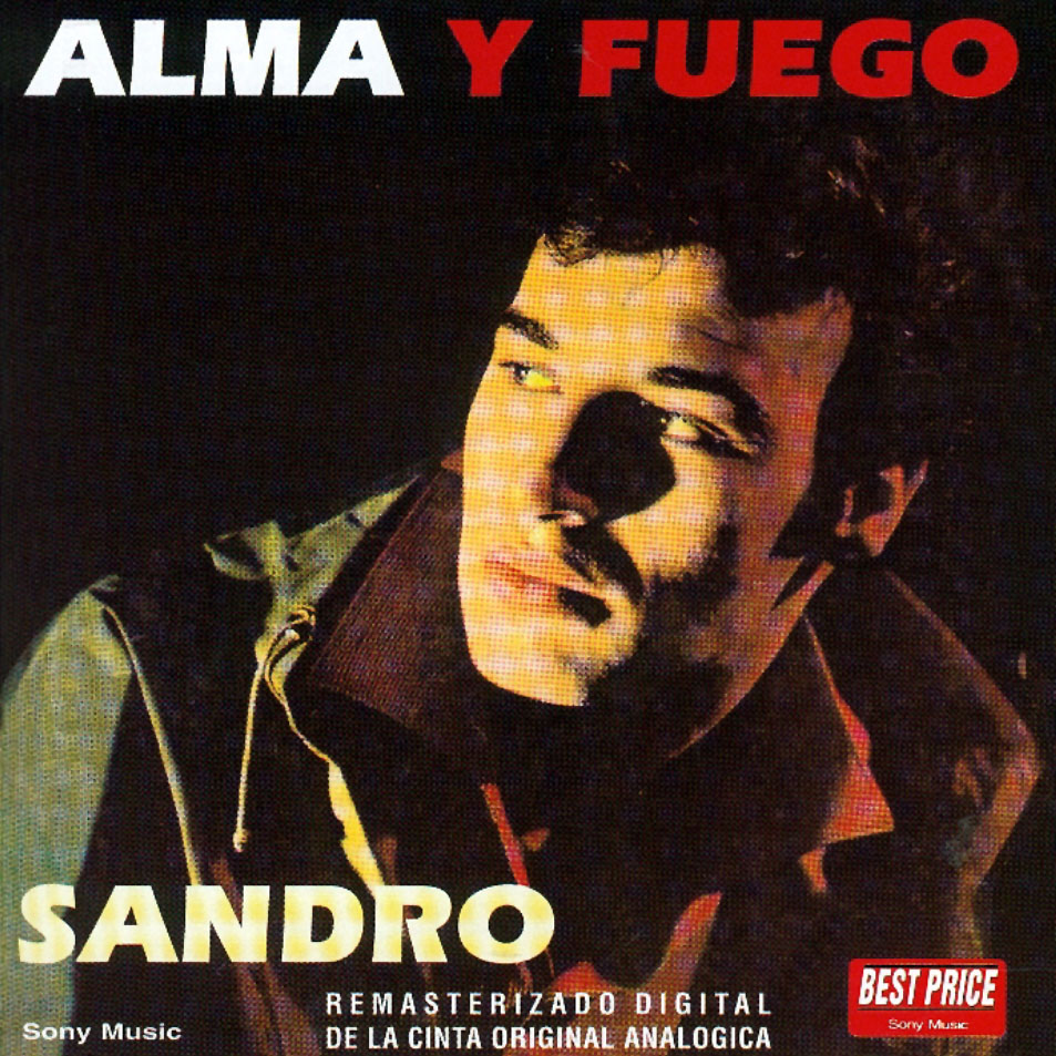 Cartula Frontal de Sandro - Alma Y Fuego
