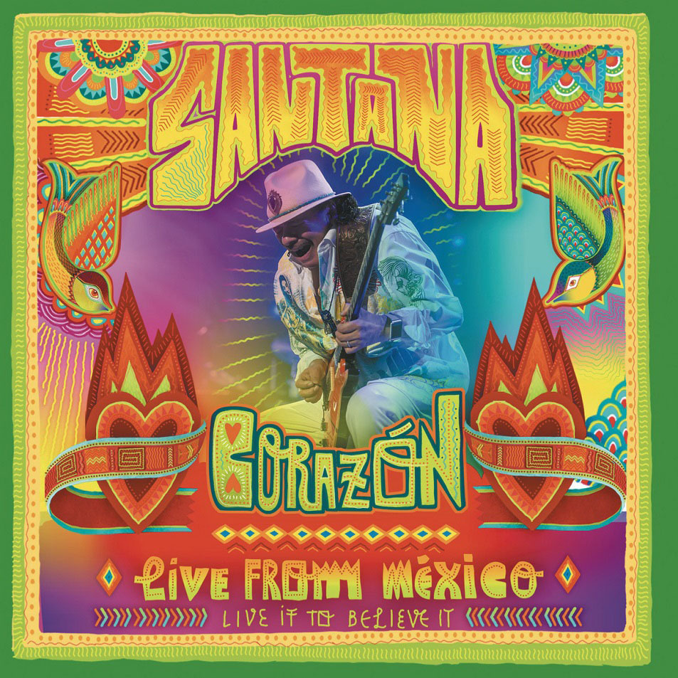 Cartula Frontal de Santana - Corazon Live From Mexico: Live It To Believe It
