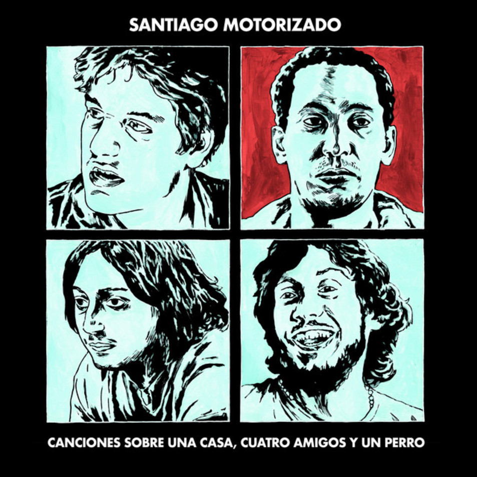 Cartula Frontal de Santiago Motorizado - Canciones Sobre Una Casa, Cuatro Amigos Y Un Perro