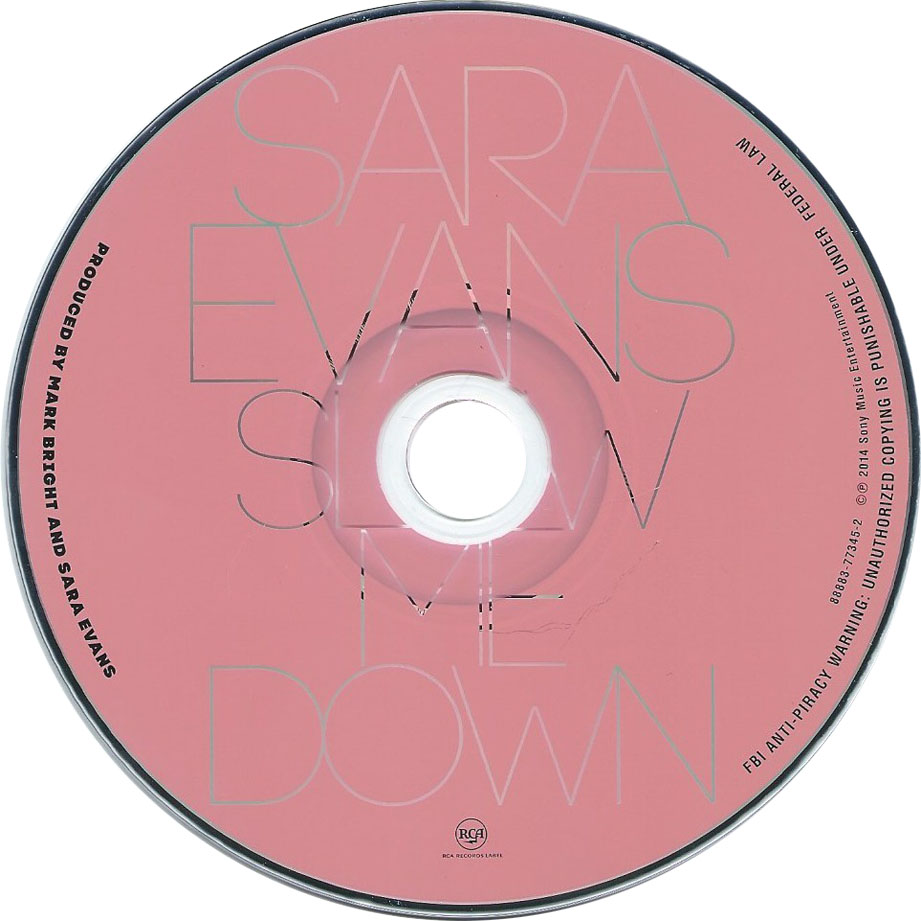 Carátula Cd de Sara Evans - Slow Me Down