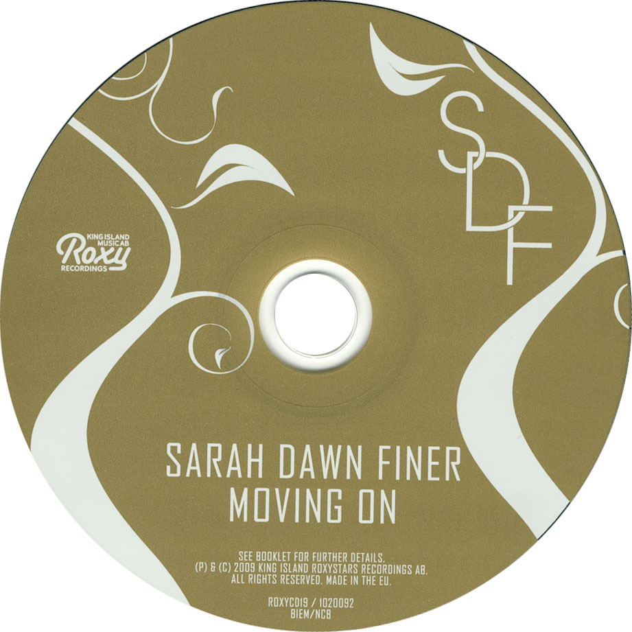 Cartula Cd de Sarah Dawn Finer - Moving On