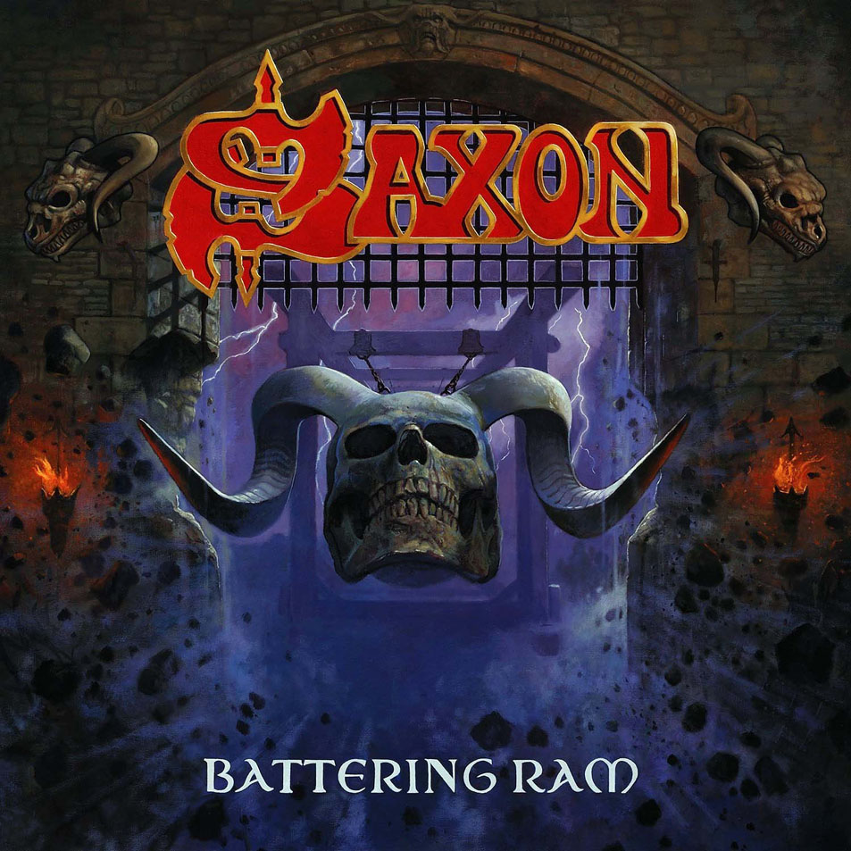 Carátula Frontal de Saxon - Battering Ram