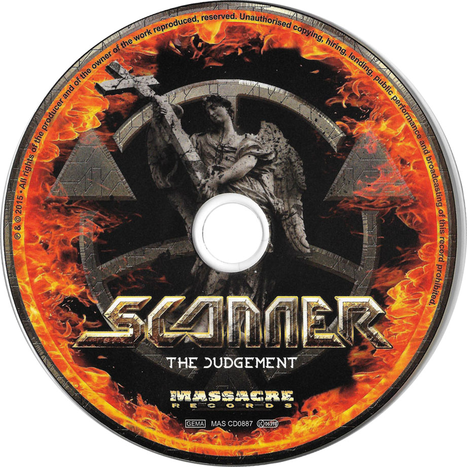 Cartula Cd de Scanner - The Judgement