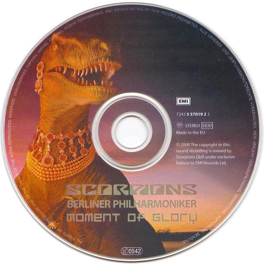 Cartula Cd de Scorpions - Moment Of Glory (Berliner Philharmoniker)