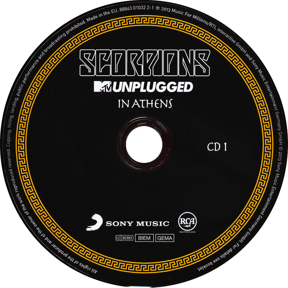 Cartula Cd1 de Scorpions - Mtv Unplugged (Deluxe Edition)