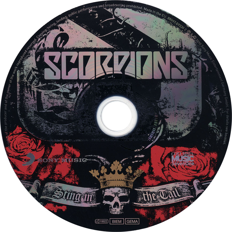 Cartula Cd de Scorpions - Sting In The Tail