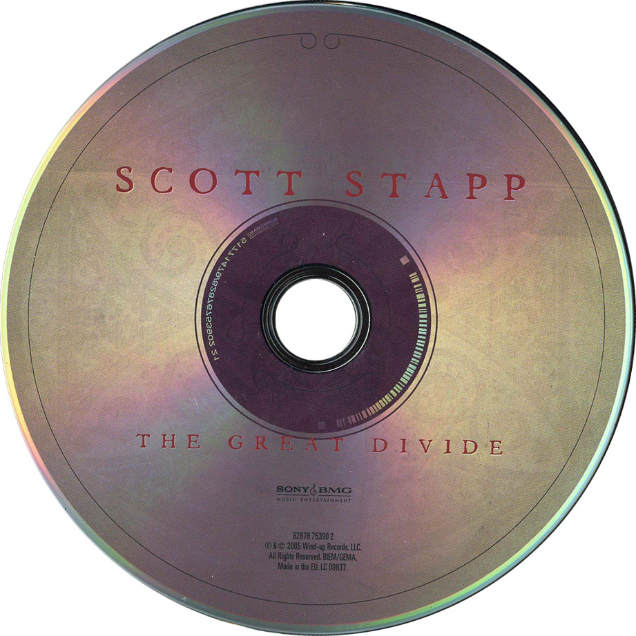 Cartula Cd de Scott Stapp - The Great Divide