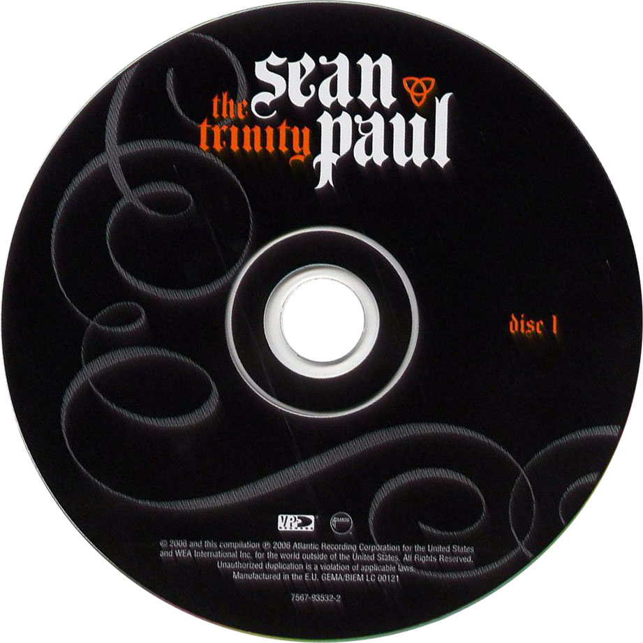 Cartula Cd1 de Sean Paul - The Trinity (Limited Edition)