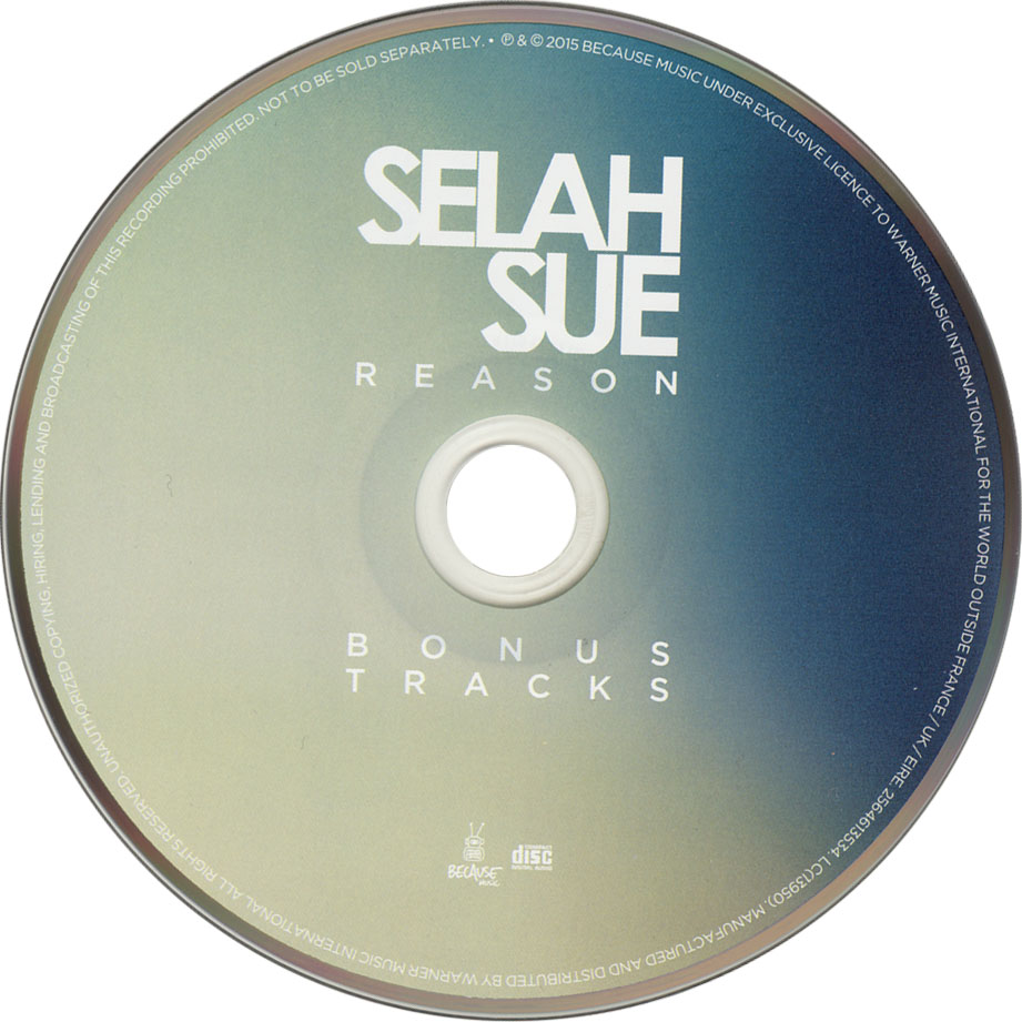 Cartula Cd2 de Selah Sue - Reason (Deluxe Edition)