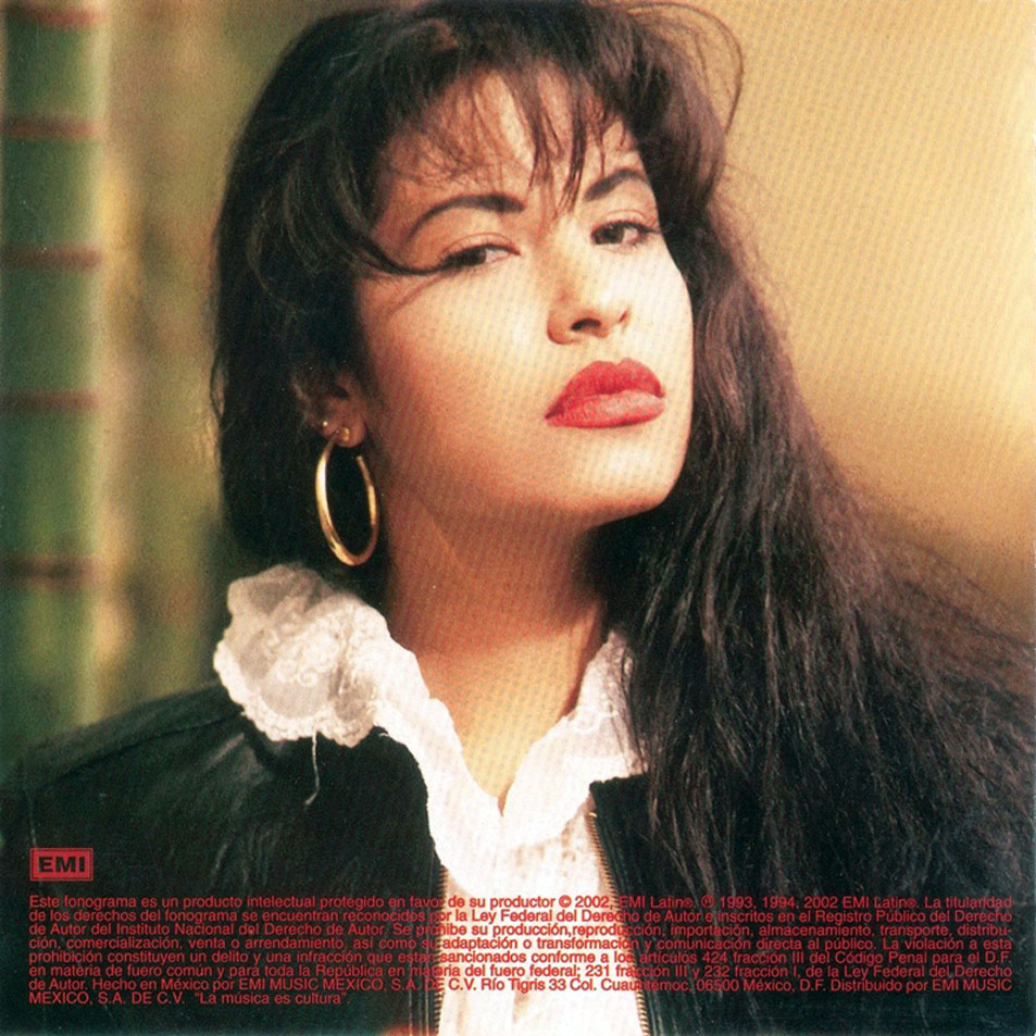 Cartula Interior Frontal de Selena - Amor Prohibido (20 Years Of Music)