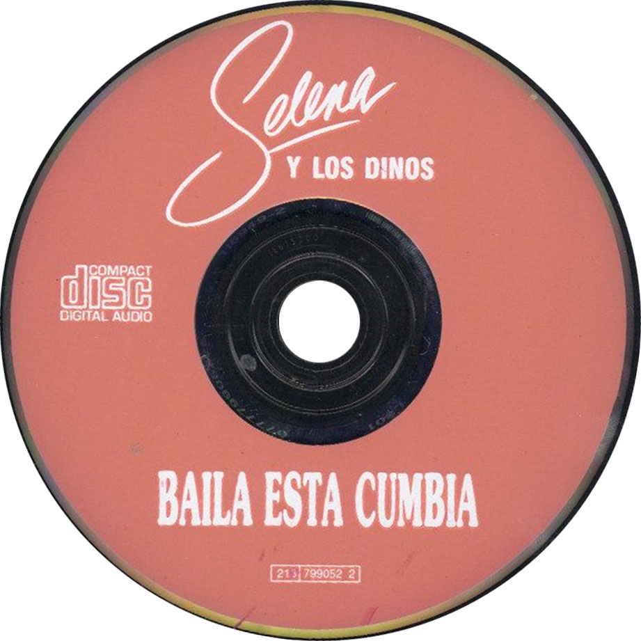 Cartula Cd de Selena - Baila Esta Cumbia