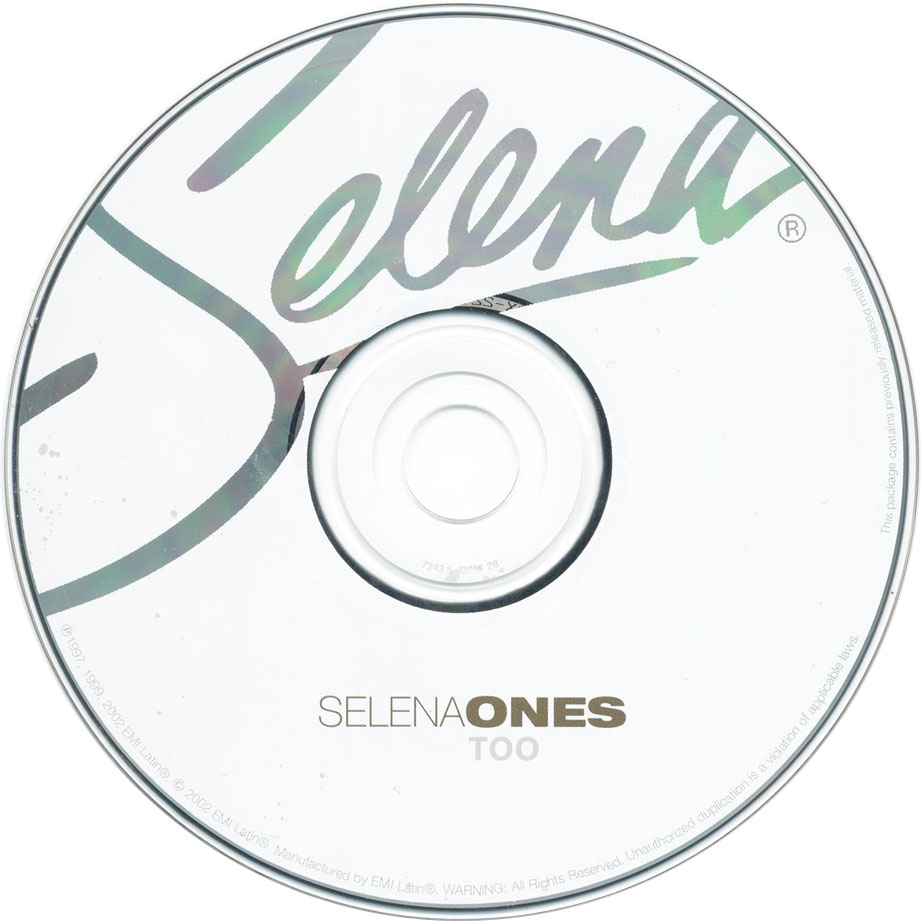 Cartula Cd de Selena - Ones Too (Ep)