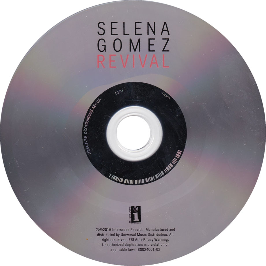 Cartula Cd de Selena Gomez - Revival (Deluxe Edition)