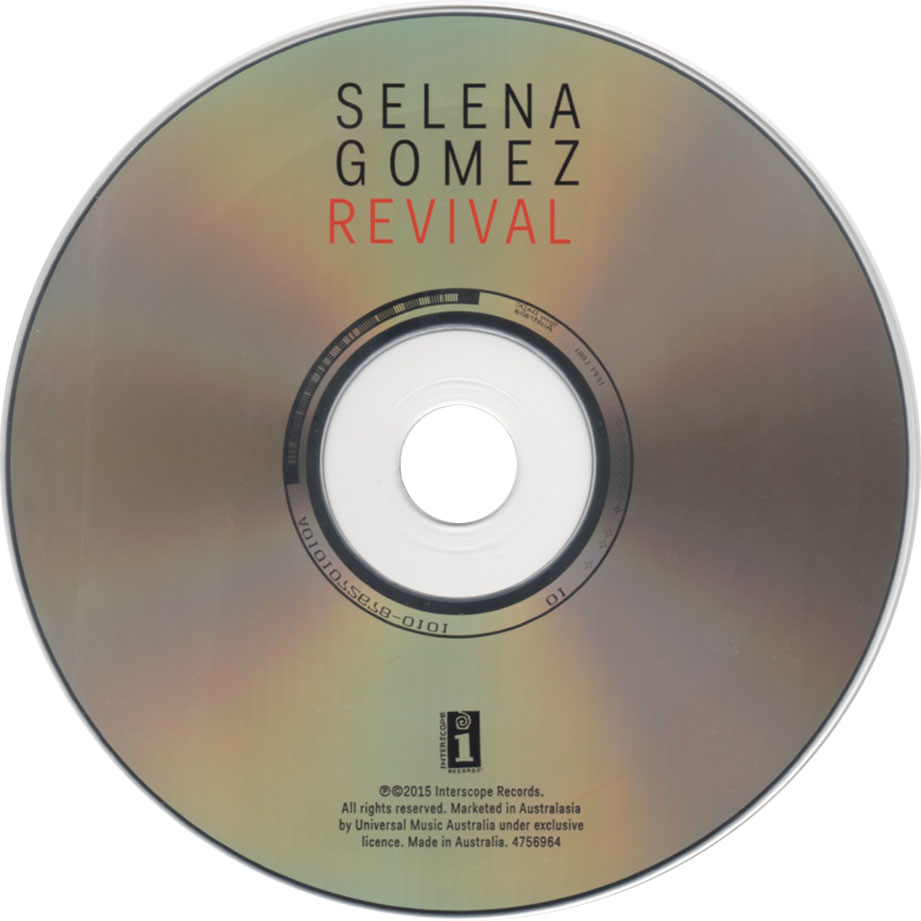 Cartula Cd de Selena Gomez - Revival (Target Edition)
