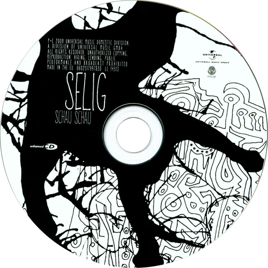 Cartula Cd de Selig - Schau Schau (Cd Single)
