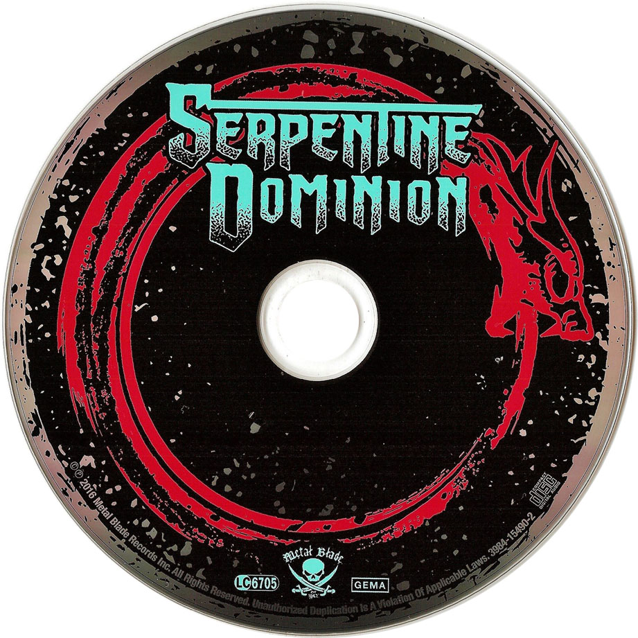Cartula Cd de Serpentine Dominion - Serpentine Dominion