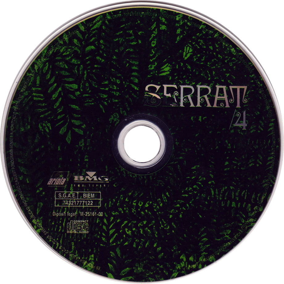 Cartula Cd de Serrat - 4