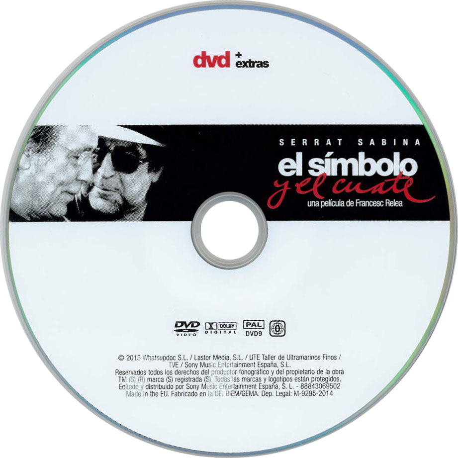 Cartula Dvd de Serrat & Sabina - El Simbolo Y El Cuate