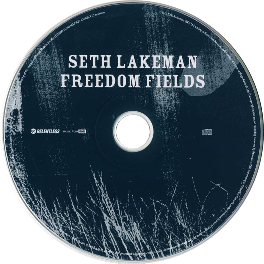 Cartula Cd de Seth Lakeman - Freedom Fields