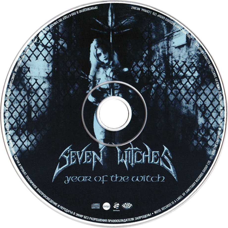 Cartula Cd de Seven Witches - Year Of The Witch