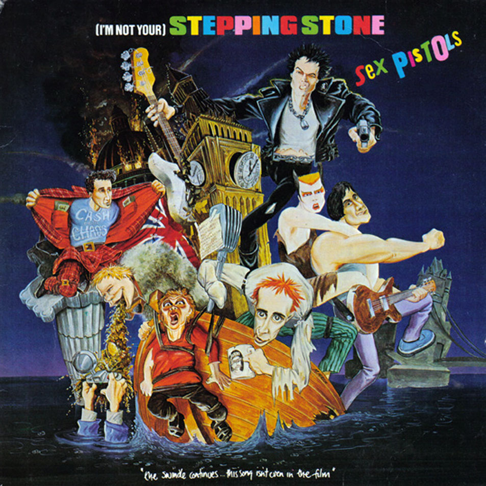 Cartula Frontal de Sex Pistols - (I'm Not Your) Steppin' Stone (Cd Single)