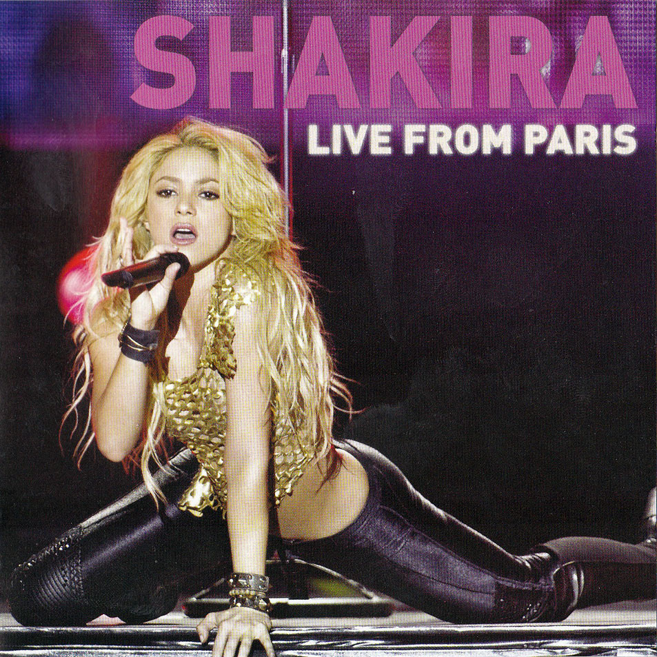 Cartula Frontal de Shakira - Live From Paris