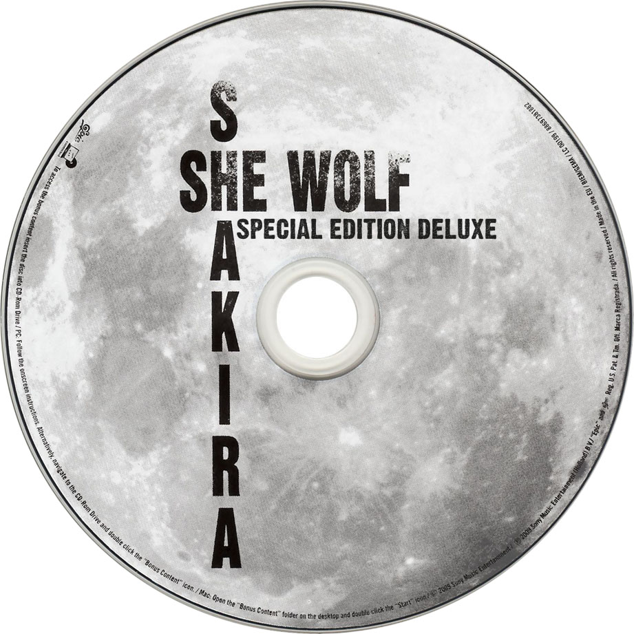 Cartula Cd de Shakira - She Wolf (Special Edition)