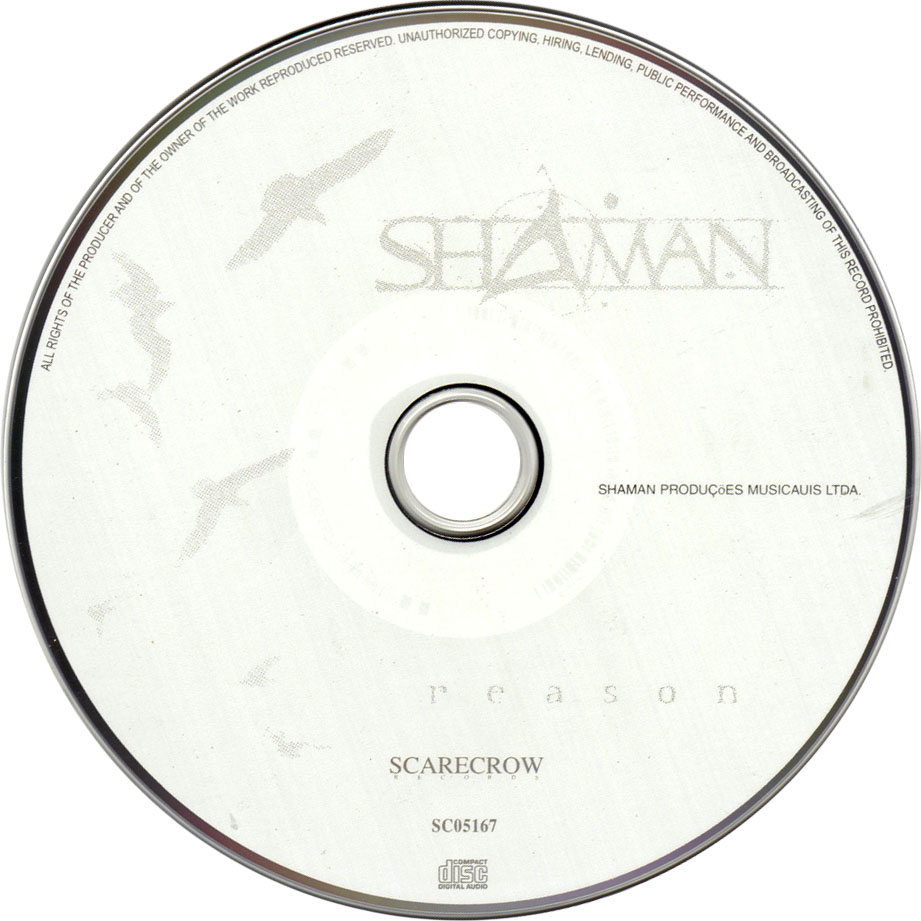 Cartula Cd de Shaman - Reason