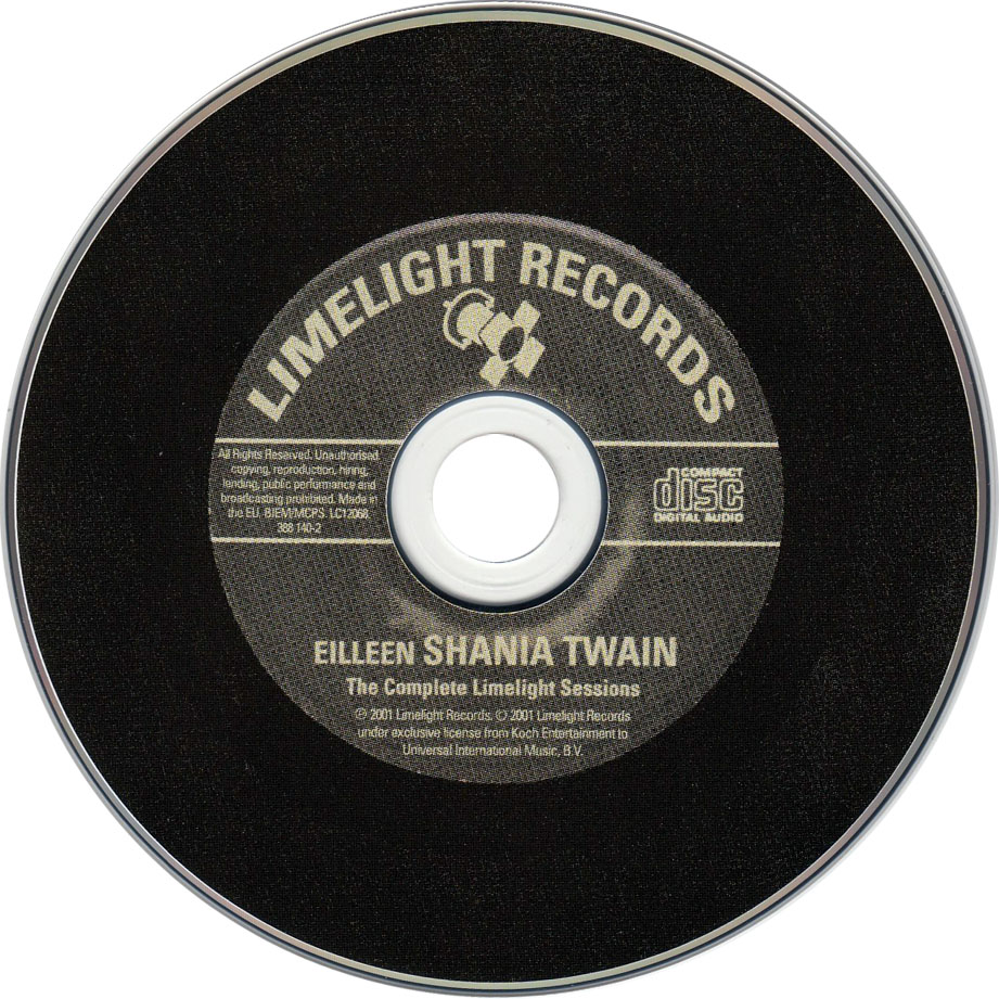 Cartula Cd de Shania Twain - The Complete Limelight Sessions