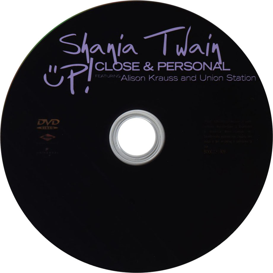 Cartula Dvd de Shania Twain - Up! (Close & Personal) (Dvd)