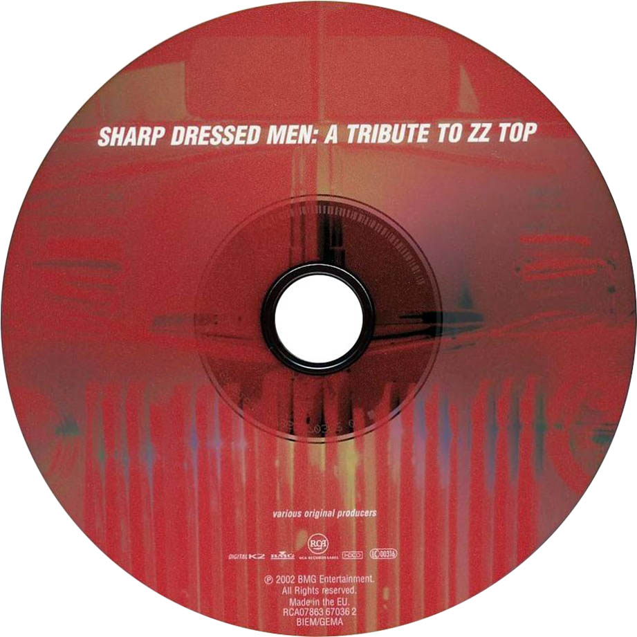 Cartula Cd de Sharp Dressed Men: A Tribute To Zz Top