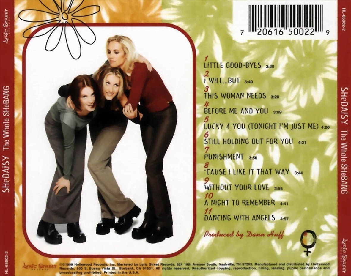 Cartula Trasera de Shedaisy - The Whole Shebang