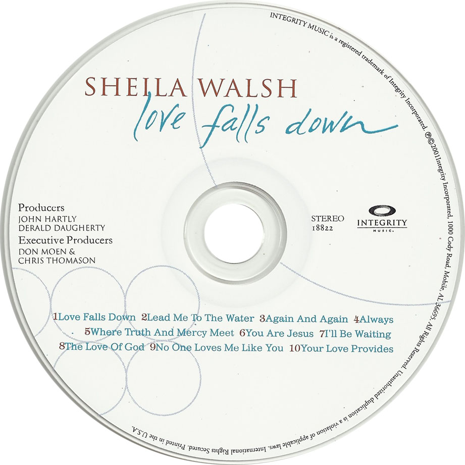 Cartula Cd de Sheila Walsh - Love Falls Down
