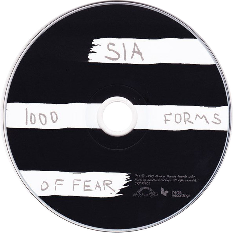 Cartula Cd de Sia - 1000 Forms Of Fear