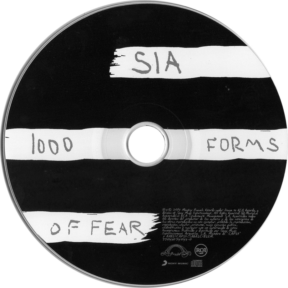 Cartula Cd de Sia - 1000 Forms Of Fear (13 Canciones)