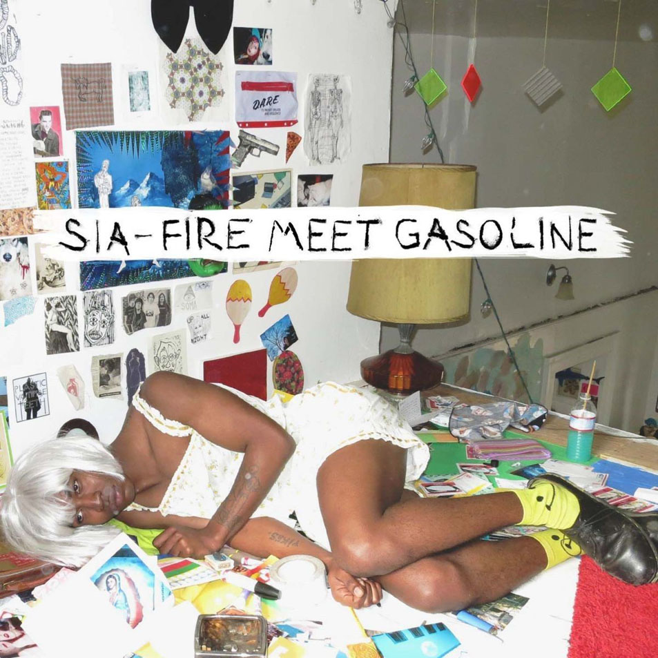 Cartula Frontal de Sia - Fire Meet Gasoline (Cd Single)